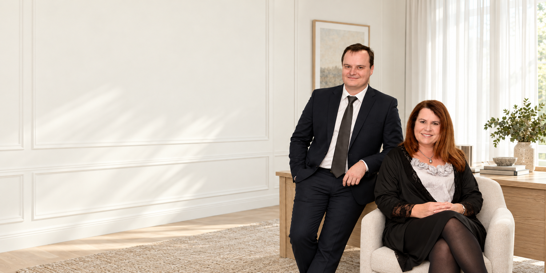 Brendon Swart and Theresa Hill